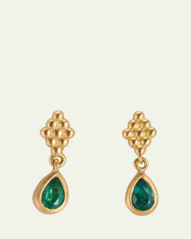 Small Emerald Nona Earrings